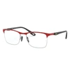 Ray Ban Rb8416m Scuderia Ferrari Collection Eyeglasses Black Frame Clear Lenses 54-18 In Black