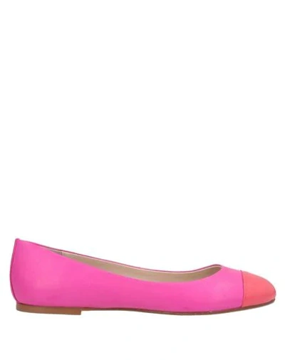 Anna Baiguera Ballet Flats In Fuchsia