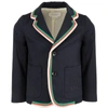 GUCCI BLUE BOY JACKET WITH DOUBLE GG,11379023