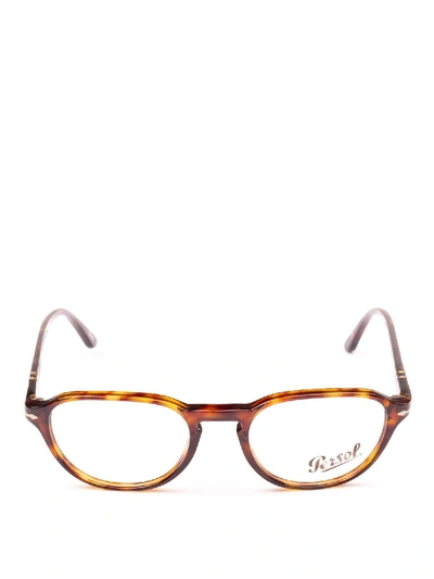 Persol Reflex Edition Havana Optical Glasses In Brown