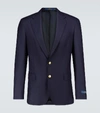 Polo Ralph Lauren Single-breasted Wool Blazer In Blue