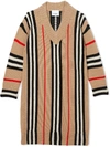 BURBERRY TEEN KNITTED CHECK DRESS