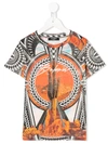 BALMAIN GEOMETRIC SHORT-SLEEVE T-SHIRT