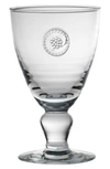 Juliska Berry & Thread Clear Footed Goblet In Clear