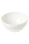 Juliska Le Panier Cereal/ice Cream Bowl - Whitewash In Whitewash