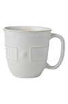 Juliska Berry & Thread Ceramic Cup In Whitewash