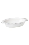 Juliska Berry & Thread 18" Oval Baker - Whitewash In Whitewash
