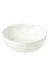 Juliska Le Panier Ceramic Coupe Bowl In Whitewash