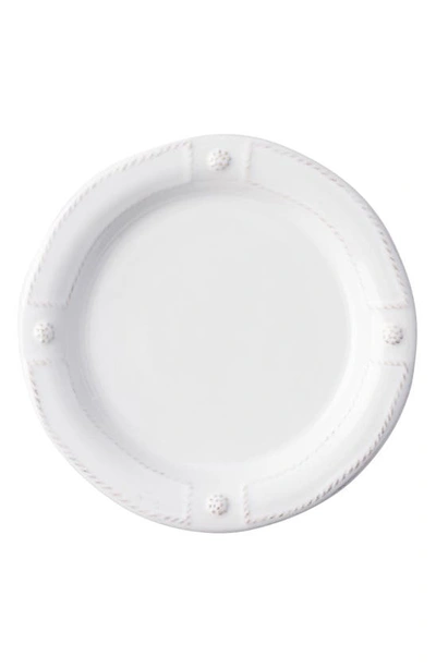 Juliska Berry & Thread French Panel Side Cocktail Plate - Whitewash