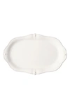 JULISKA JULISKA BERRY & THREAD WHITEWASH SCALLOPED PLATTER,JA120W