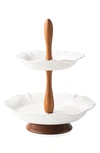 Juliska Berry & Thread Tiered Stand - Whitewash In White