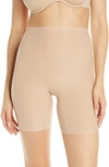 Chantelle Lingerie Soft Stretch Seamless High Waist Mid-thigh Shorts In Ultra Nude