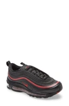 Nike Women's Air Max 97 Casual Sneakers From Finish Line In Black/ University Red/ Silver