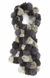 LA FIORENTINA GENUINE RABBIT FUR SCARF,R200-F14