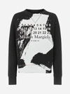 MAISON MARGIELA LOGO COTTON SWEATSHIRT