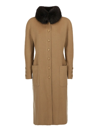 Pre-owned Valentino Clothing In Brown, Camel Color