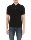 Tom Ford Short-sleeved Cotton-piqué Polo Shirt In Navy