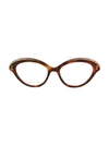 GUCCI 51MM CAT EYE OPTICAL GLASSES,0400012677887