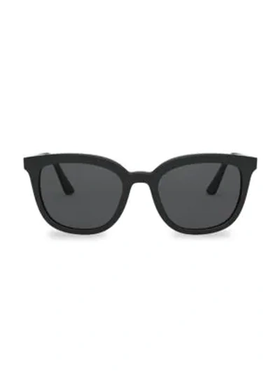 Prada Square-frame Tinted Sunglasses In Black
