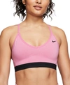 Nike Indy Women's Light-support Sports Bra (plus Size) In Pink