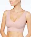 Calvin Klein Invisibles Comfort Lightly Lined Scoop Neck Bralette In Bare