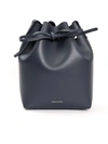 Mansur Gavriel Mini Bucket Shoulder Bag In Blue