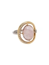 Charlotte Chesnais 18kt Rose Gold Project Special Surmesure Pink Gemstone And Diamond Ring