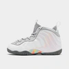 Nike Little Posite One Little Kids' Shoe In White/grey