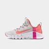 Nike Free Metcon 3 Women's Training Shoe In Vast Grey/magic Ember/white/fire Pink