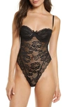 OH LA LA CHERI OH LA LA CHERI HIGH LEG UNDERWIRE LACE TEDDY,51-10979