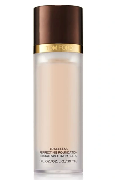 Tom Ford Traceless Perfecting Foundation Spf 15 In 0.5 Porcelain