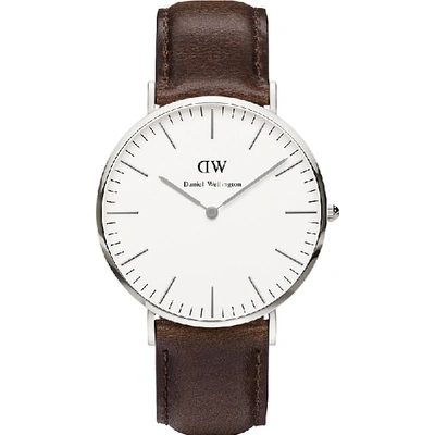 Daniel Wellington Classic Bristol Stainless Steel And Leather Watch 40mm