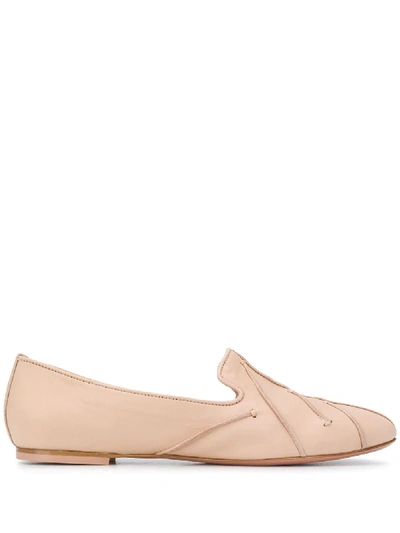 Anna Baiguera Annaflex Flat Slippers In Neutrals