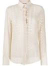 OUR LEGACY KNITTED LACE SHIRT