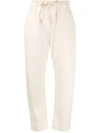 SEMICOUTURE ELASTICATED CHINO TROUSERS
