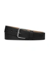 Shinola Mack Smooth Leather Belt In Black