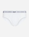 DOLCE & GABBANA MEDIUM BRIEFS IN BI-ELASTIC COTTON