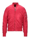 Alpha Industries Bomber In Red