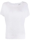 BRUNO MANETTI BACK-BUTTONED KNITTED TOP,15392636