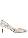 Jimmy Choo Romy 60 Pumps In Silver