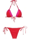 AMIR SLAMA PANELLED TRIANGLE BIKINI SET