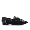 ASH BLACK MOLOKO MOCCASIN WITH STUDS