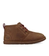 UGG BROWN LEATHER NEUMEL WATERPROOF LACE UP BOOT