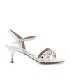 ROBERTO FESTA CONCORDIA WHITE LEATHER SANDAL