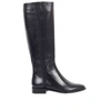 EMPORIO ARMANI BLACK LEATHER HIGH BOOT