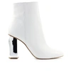 MICHAEL KORS PETRA WHITE ANKLE BOOT