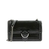 PINKO METAL BLACK LOVE BAG