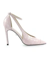 Greymer Grey Mer Bali Pink Crocodile Print Pump In Pink