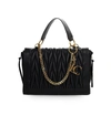 LA CARRIE OLYMPIA BLACK SHOPPING BAG