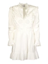 DONDUP BRODERIE ANGLAISE COTTON DRESS